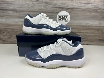 Nike Air Jordan 11 Retro Low White Diffused Navy Blue GS FV5121