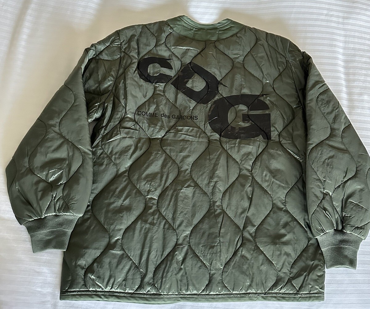 CDG x Alpha Industries Upcycle Liner Jacket Size L | eBay