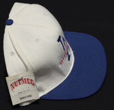 90s Vintage Los Angeles Dodgers Big Logo Nutmeg Snapback Hat | eBay