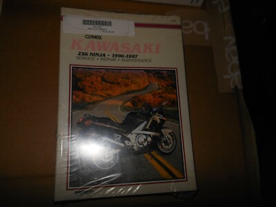 NEW CLYMER Kawasaki 1990-1997 ZX6 Ninja Repair Service Manual
