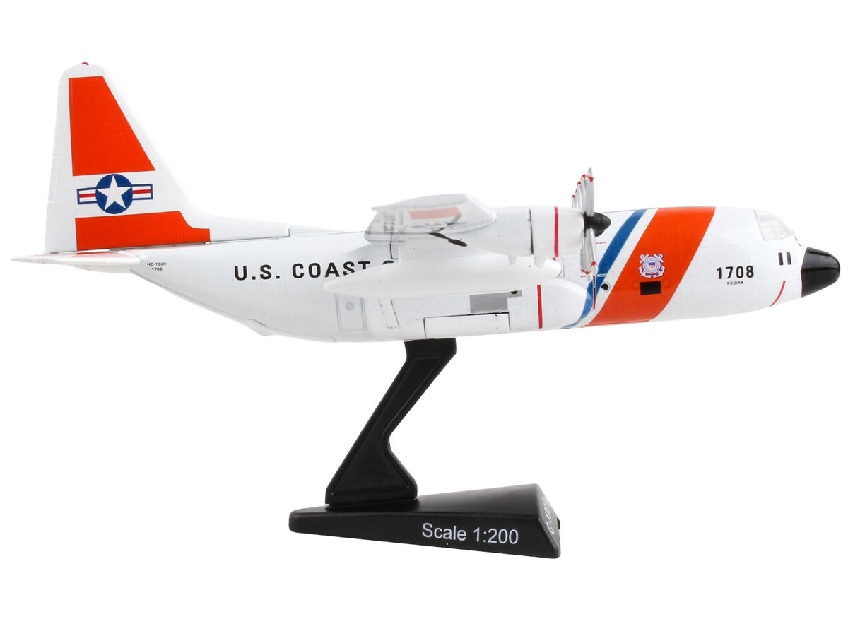 航空機・ヘリコプター 1/100 Postage Stamp C-130 US Coast Guard