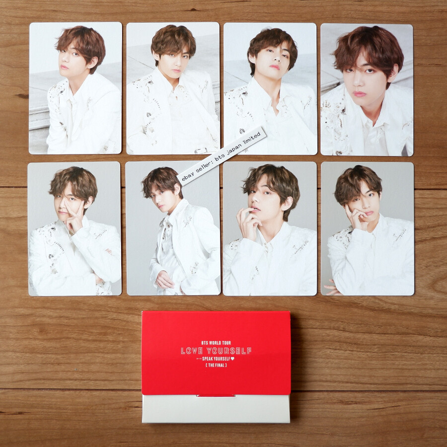 BTS Official Mini PhotoCard V SPEAK YOURSELF THE FINAL in Seoul