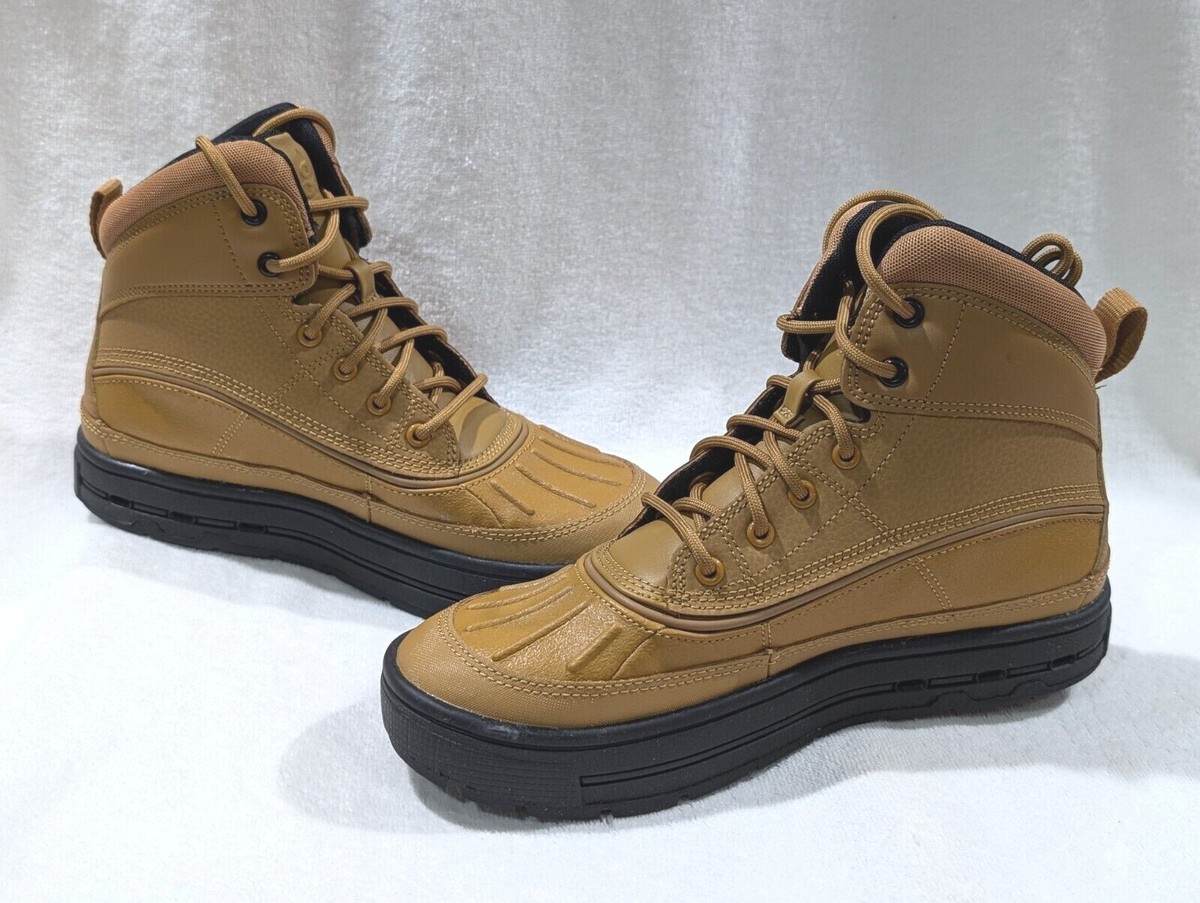 Nike Woodside 2 High ACG (GS) Wheat/Black Leather Boy's Boots-Sz