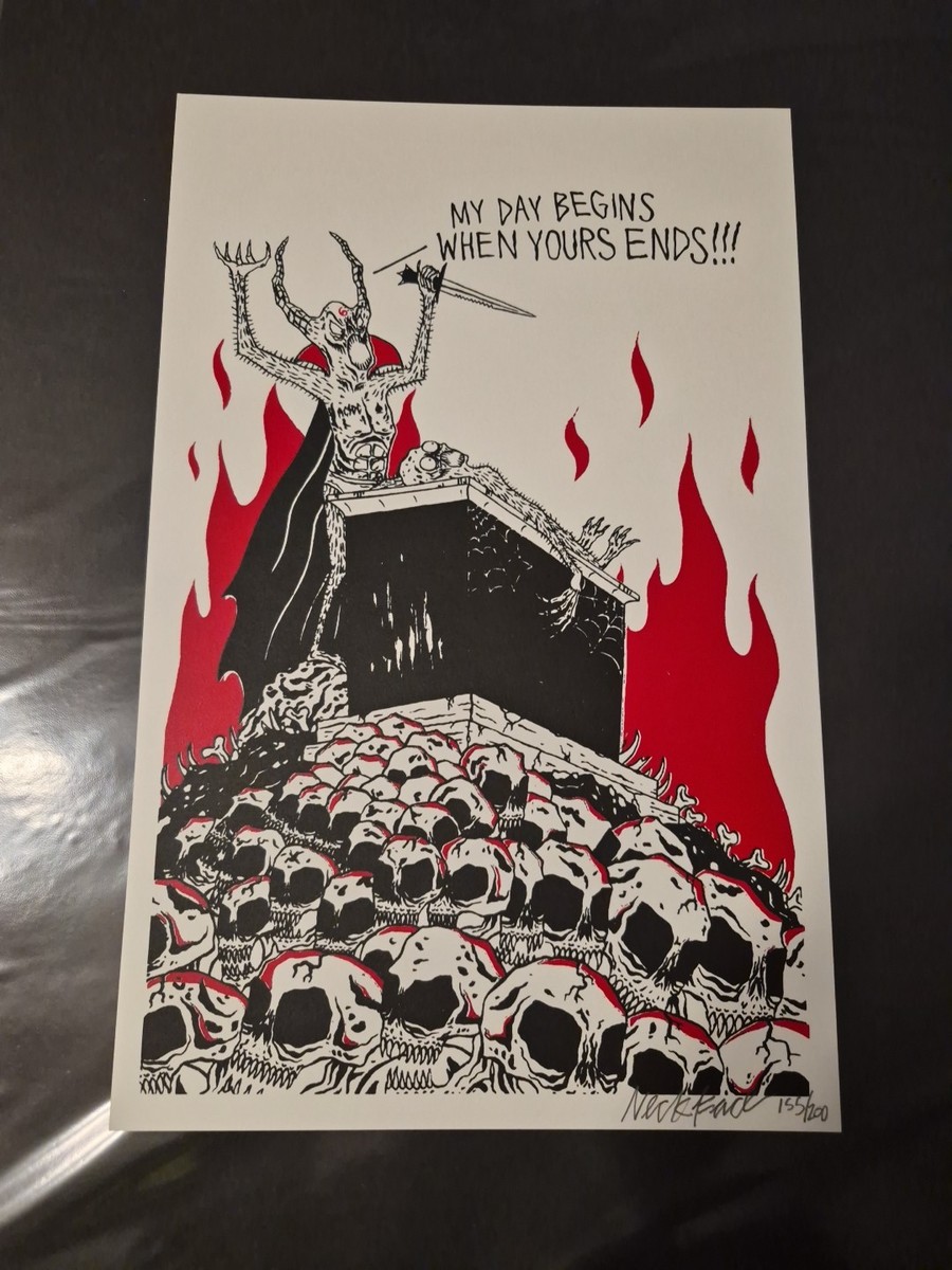 Neckface Print Signed /200 Zine Graffiti Art Supreme | eBay