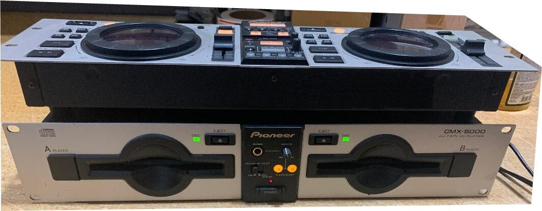 Pioneer CMX-5000 Dual Twin DJ Rackmount CD Player Deck CMX5000 AS
