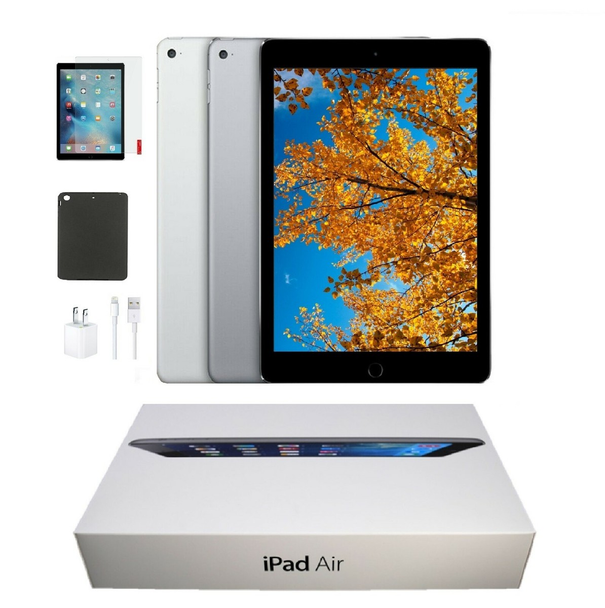 Apple iPad Air 16GB, 32GB, 64GB, 128GB, Space Gray/Silver, Wi-Fi