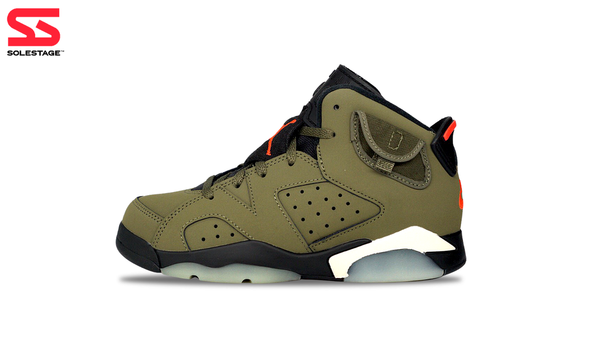 Nike Jordan 6 Retro x Travis Scott PS (CQ3565-200) Preschool Size