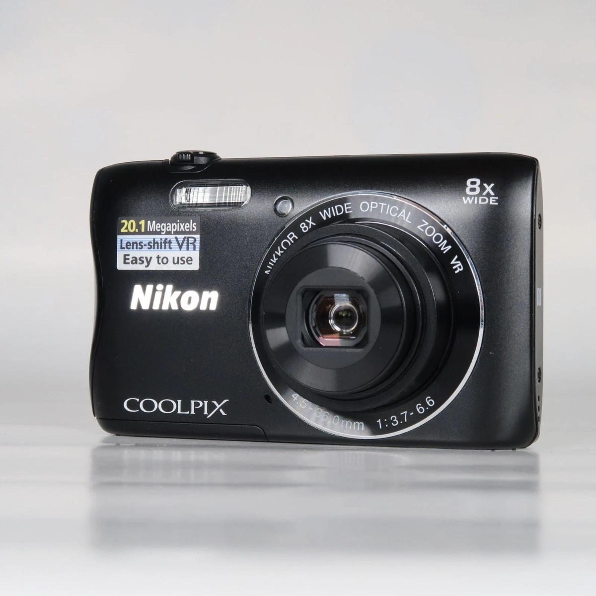 Nikon COOLPIX S3700 20.0MP 8x Optical Zoom Digital Camera Pink