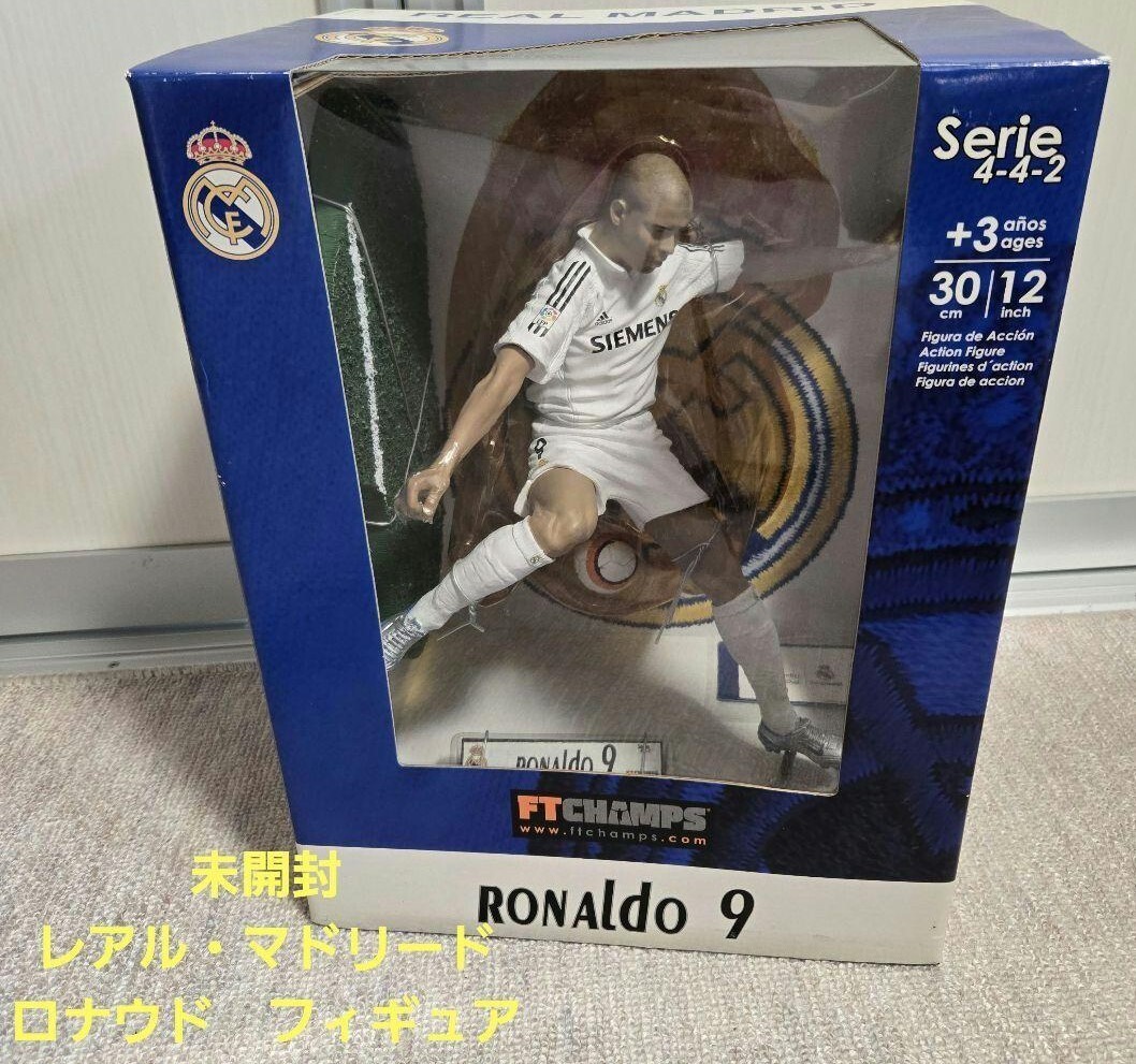 FT Champs Ronaldo Nazario 12 Inch Real Madrid Brazil Figure in Box
