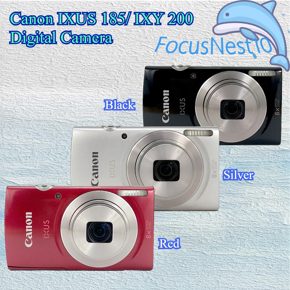Canon IXUS 185/ IXY 200 Digital Camera 20.0 MP 8x Optical Zoom