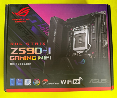 ASUS ROG Strix Z590-I LGA 1200 Gaming Wi-Fi Intel Motherboard for