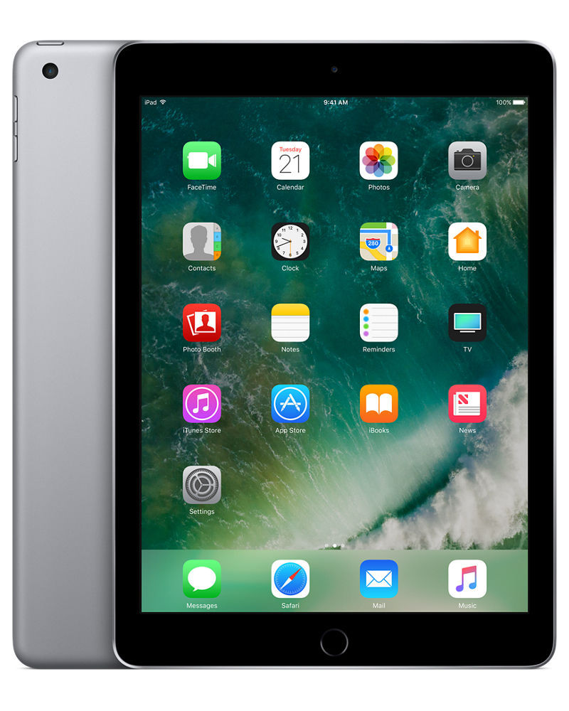 Apple iPad 5th Generation 128GB, Wi-Fi , 9.7Inch - Space Gray