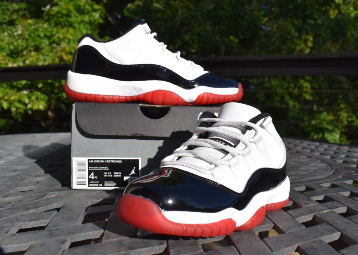 Nike Air Jordan 11 Retro Low GS 'Concord Bred' 2020 528896-160