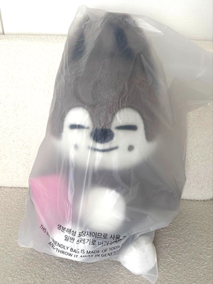 Stray Kids SKZOO WolfChan Big Plush Teddybear Ver. Official 60cm 5