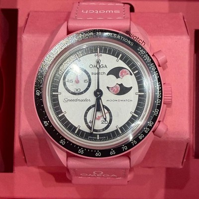 OMEGA x swatch Bioceramic MoonSwatch MISSION TO THE PINK MOONPHASE