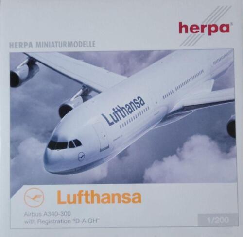 HERPA,AIRBUS A340-600 Lufthansa D-AIHI, 1/500, HER534192-001 | eBay