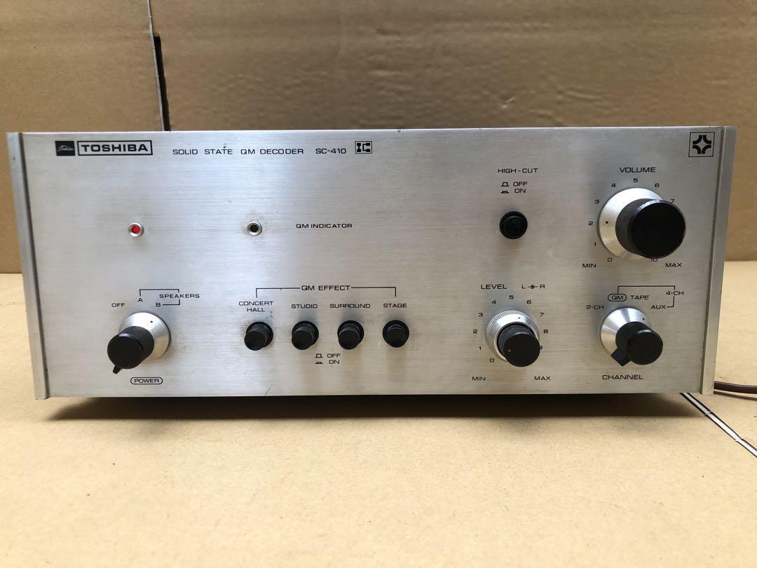 TOSHIBA SC-410 Aurex 4ch QM Power Amplifier A1 From Japan | eBay