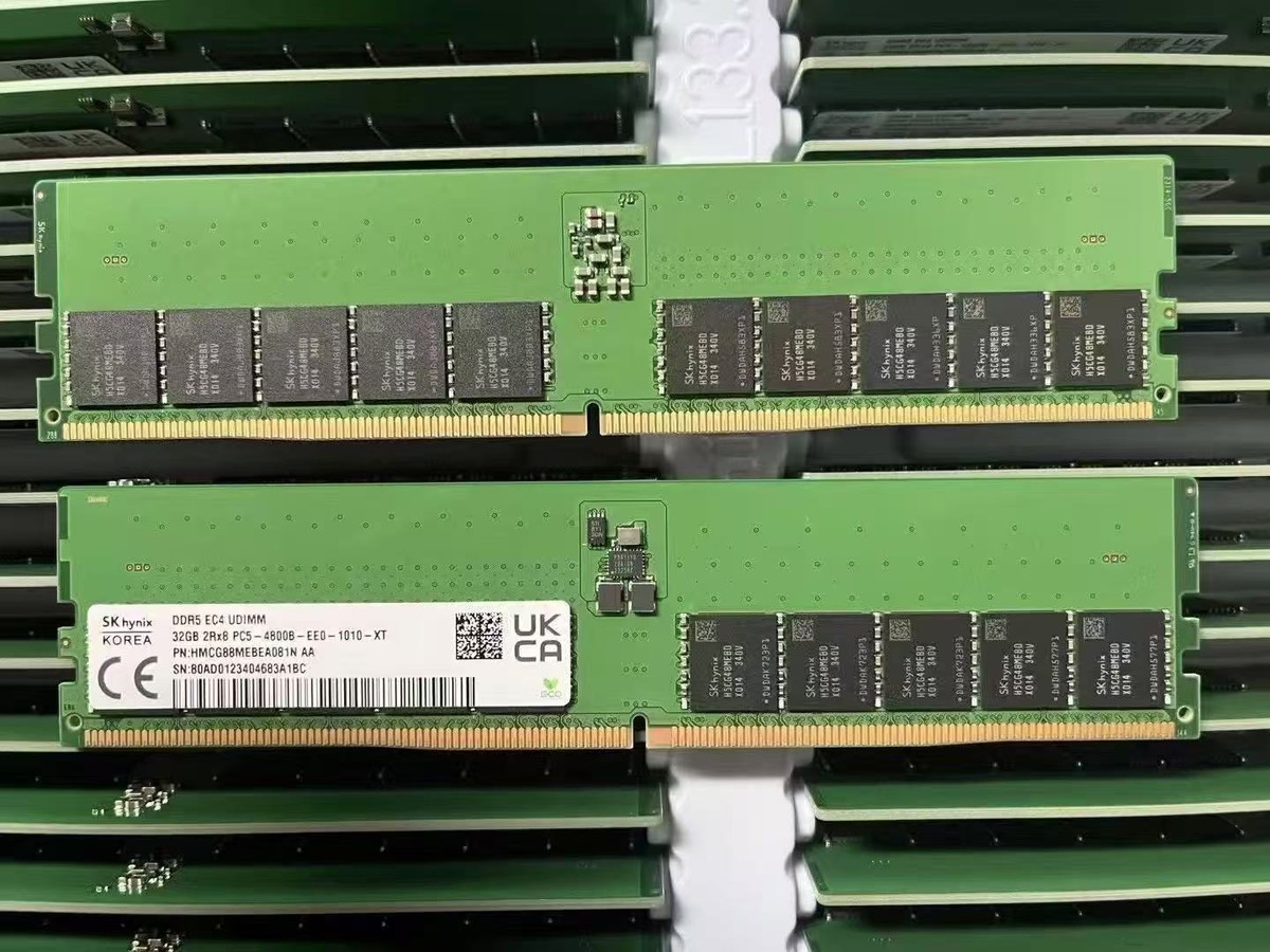 SK hynix 32GB 2Rx8 DDR5 EC4 UDIMM PC5-4800B-EE0-1010-XT RAM | eBay