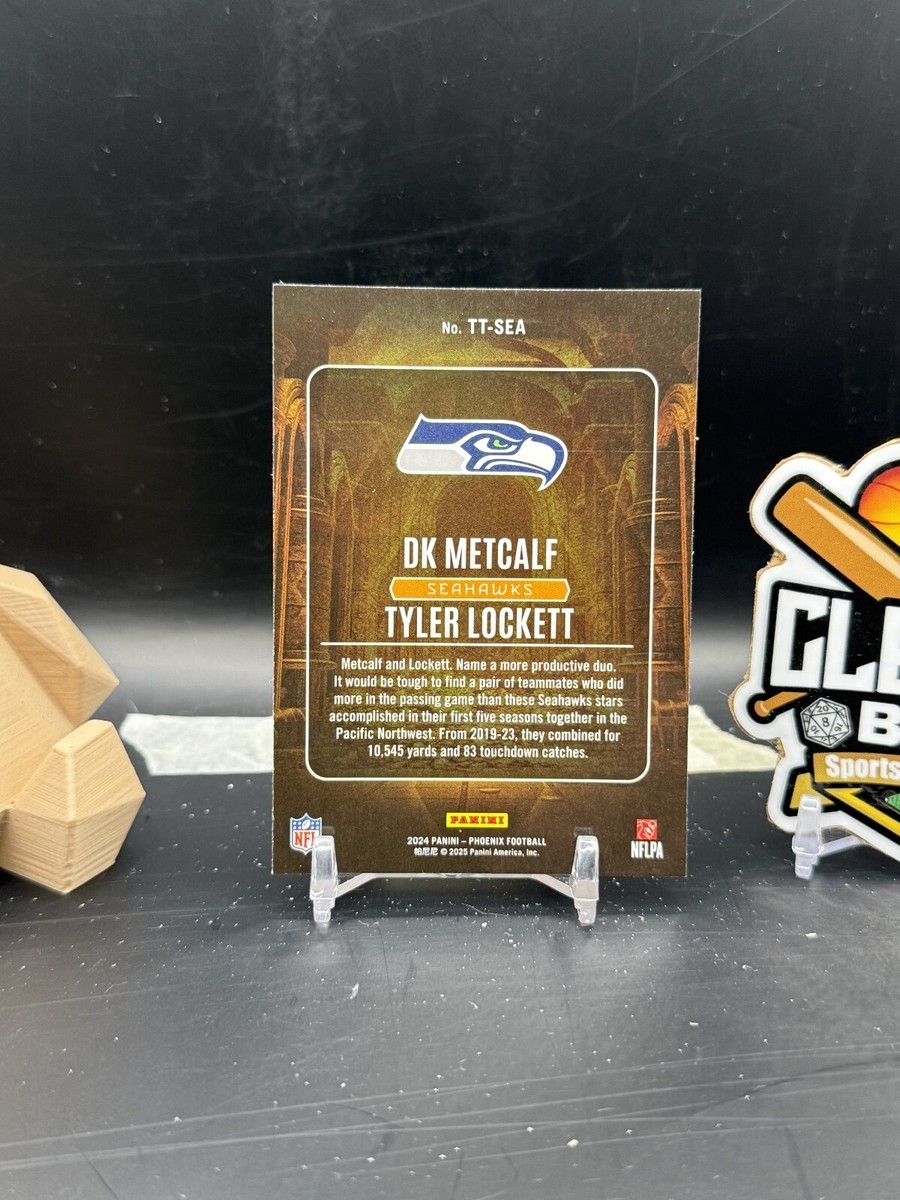 DK Metcalf Tyler Lockett 2024 Phoenix Treasured Tandems Silver