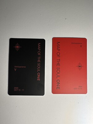 BTS TAEHYUNG V OFFICIAL MOTS ON:E DVD & BLU-RAY PC PHOTOCARD SET