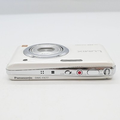 Panasonic LUMIX DMC FX77 Digital Camera Lily White 5x Optical Zoom