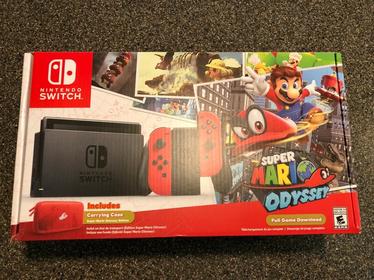 Nintendo Switch Super Mario Odyssey Edition System Console BRAND