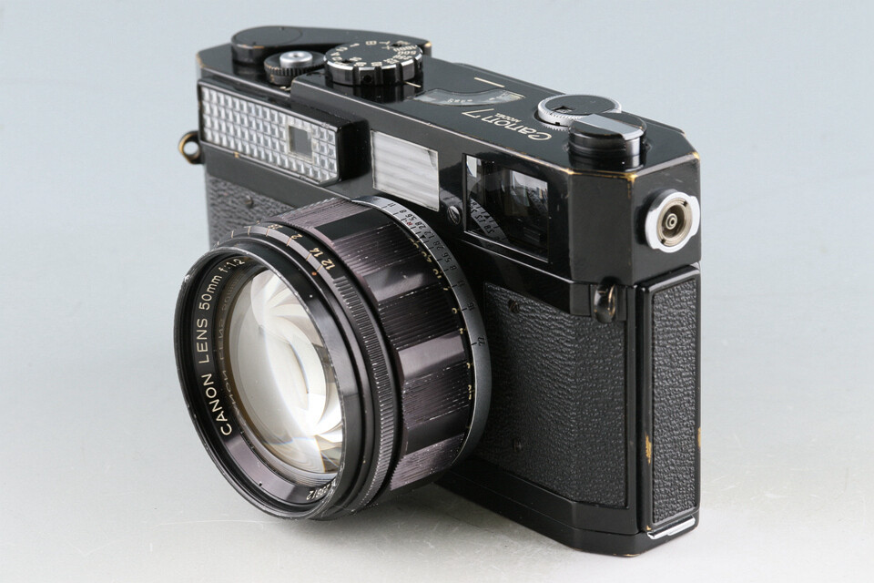 Canon 7 Original Black Paint + 50mm F/1.2 Lens #46294 E6 | eBay