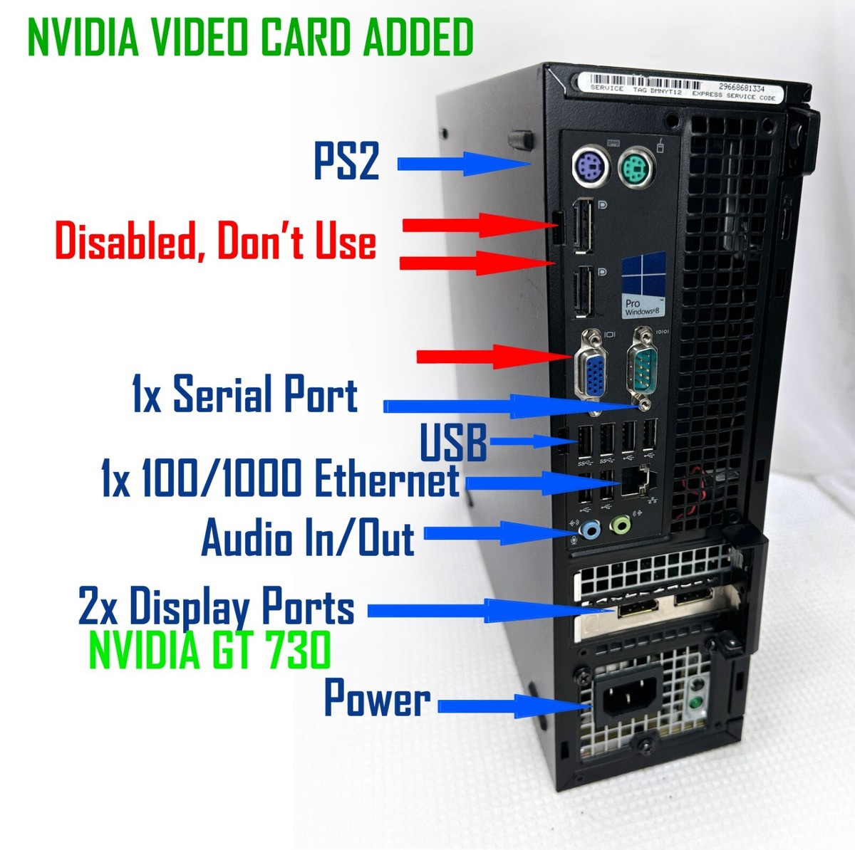 Dell OptiPlex 9020 WINDOWS XP PRO: i7-4770, MAX RAM, SSD- RETRO