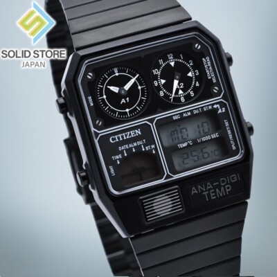 CITIZEN COLLECTION ANA-DIGI TEMP JG2105-93E Analog Digital Black