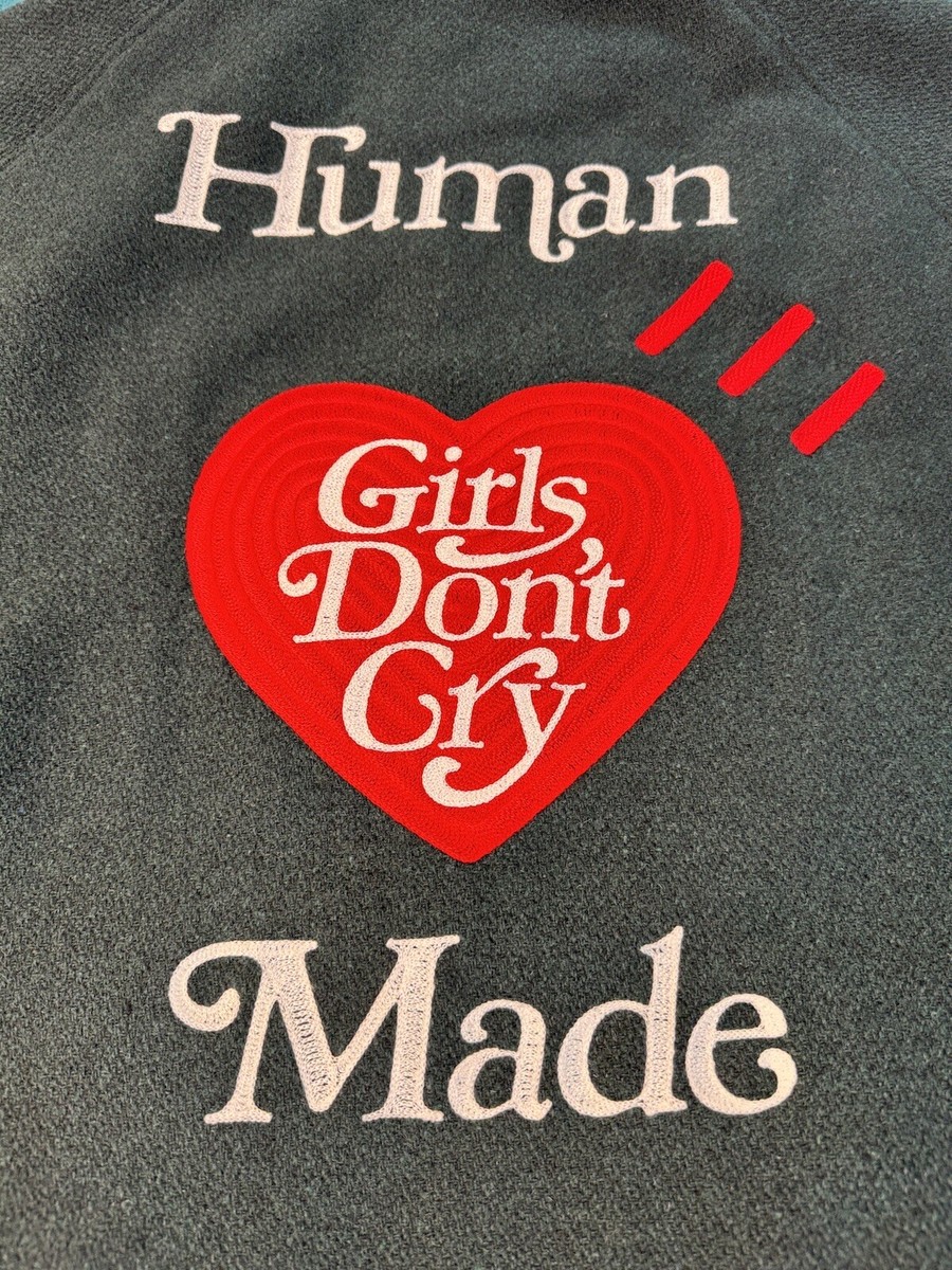 Human Made x Girls Don't Cry Stadium Jacket XL Green | eBay