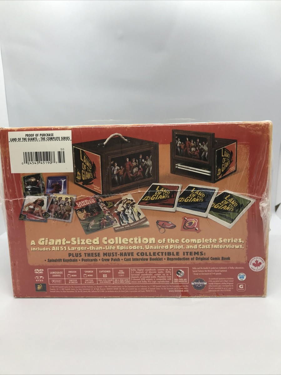 Land of the Giants - Giant Collection (DVD, 2009, 9-Disc Set, Dual