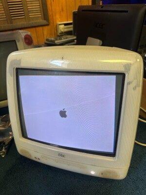 Apple iMac G3 Graphite 333MHz 6mb GPU - 6GB HDD OS - Vintage 2000