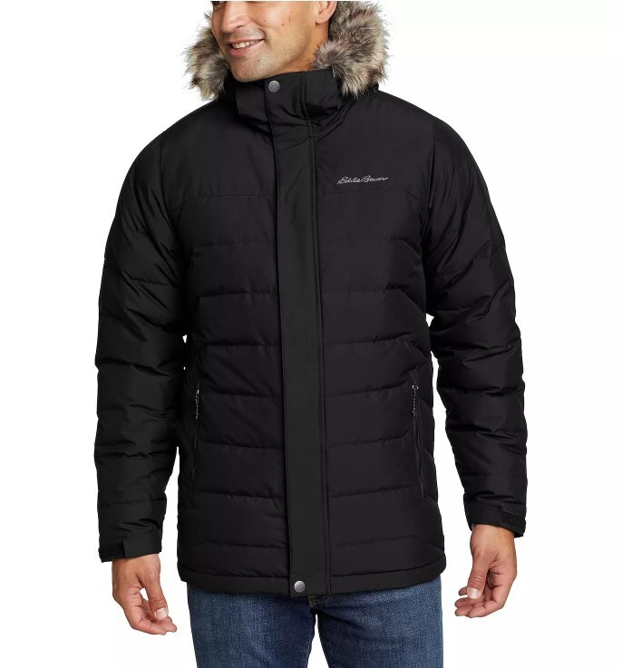 Eddie Bauer Men's Boundary Pass 650 Down Parka XXL Hooded Zip