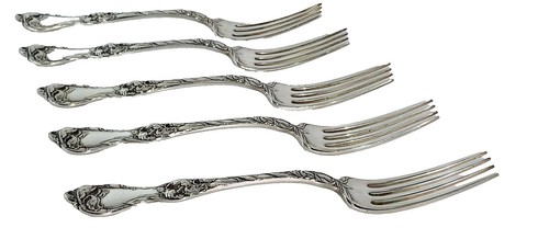 Les Cinq Fleurs by Reed and Barton Sterling Silver Fish Knife