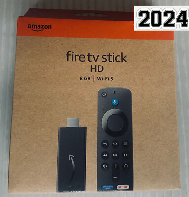 🔥2024 NEW Release Amazon Fire TV Stick HD TV Remote Alexa Voice