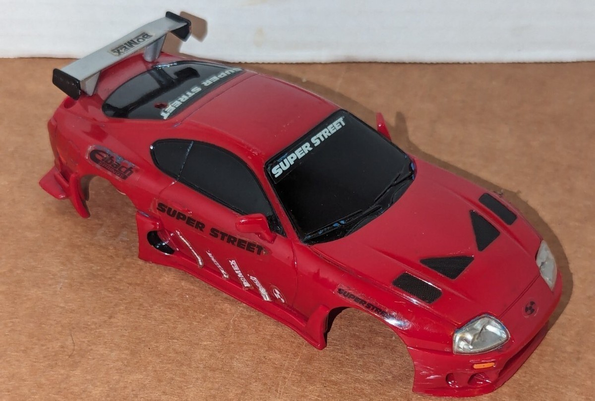 XMODS RC Car Toyota Supra Shell W/ Lights Ground Effects Wing