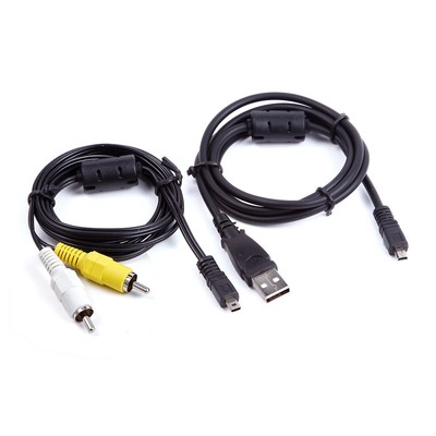 USB PC Data SYNC +AV A/V TV Video Cable For Kodak EasyShare camera