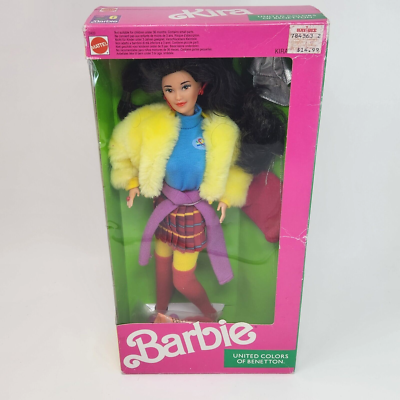 VINTAGE 1990 UNITED COLORS OF BENETTON KIRA ASIAN BARBIE DOLL
