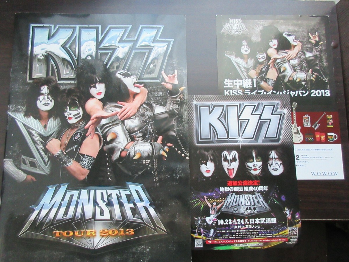 KISS Monster Tour 2013 Tour Book Concert Program with Japan Tour