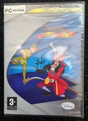 DISNEY PETER PAN ADVENTURES IN NEVERLAND PC CD-ROM GAME brand new