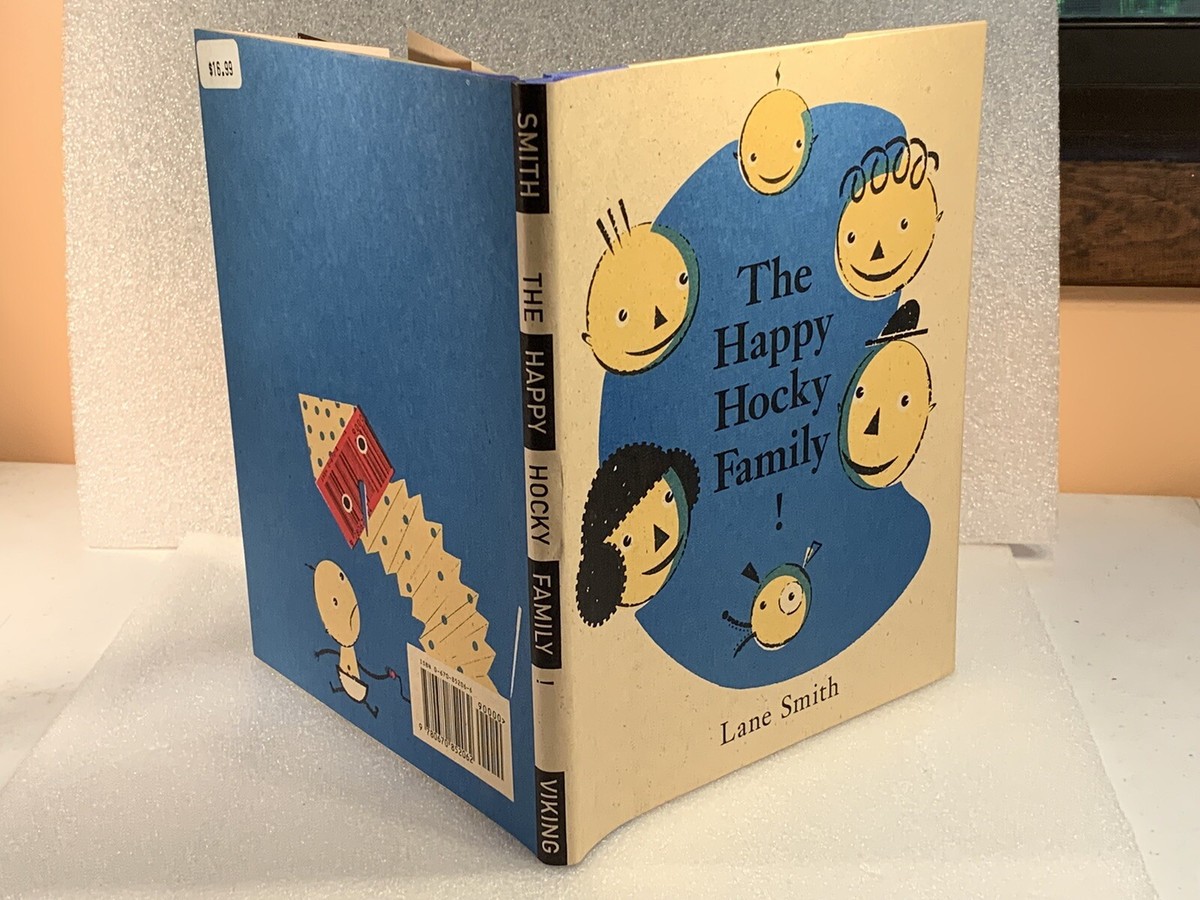 The Happy Hocky Family 1993 Viking By Lane Smith Autographed