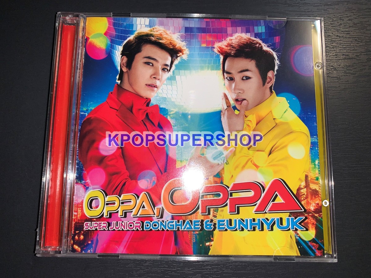 Super Junior Donghae Eunhyuk Single Album Oppa Oppa CD DVD Great