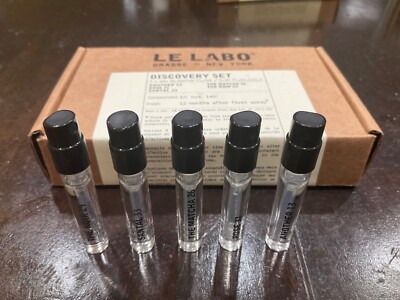 Le Labo Grasse New York x 5 Trial Vials.05oz/1.5mL DISCOVERY SET