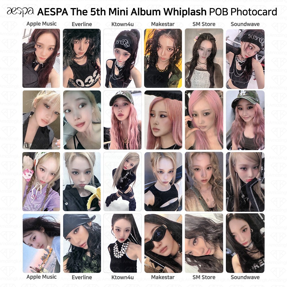 Aespa The 5th Mini Album Whiplash Apple Music Makestar SW Everline