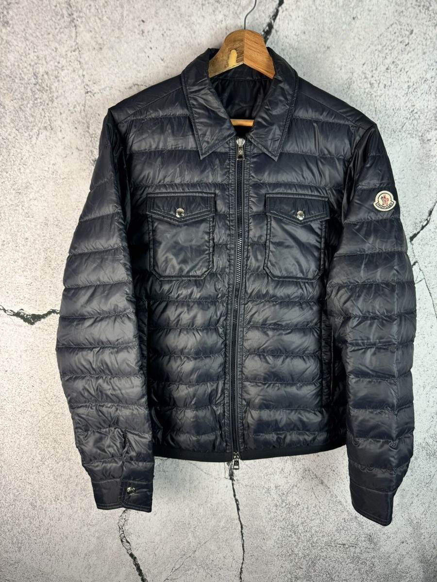 MONCLER LONGUE SAISON BLACK LIGHT PUFFER JACKET | eBay