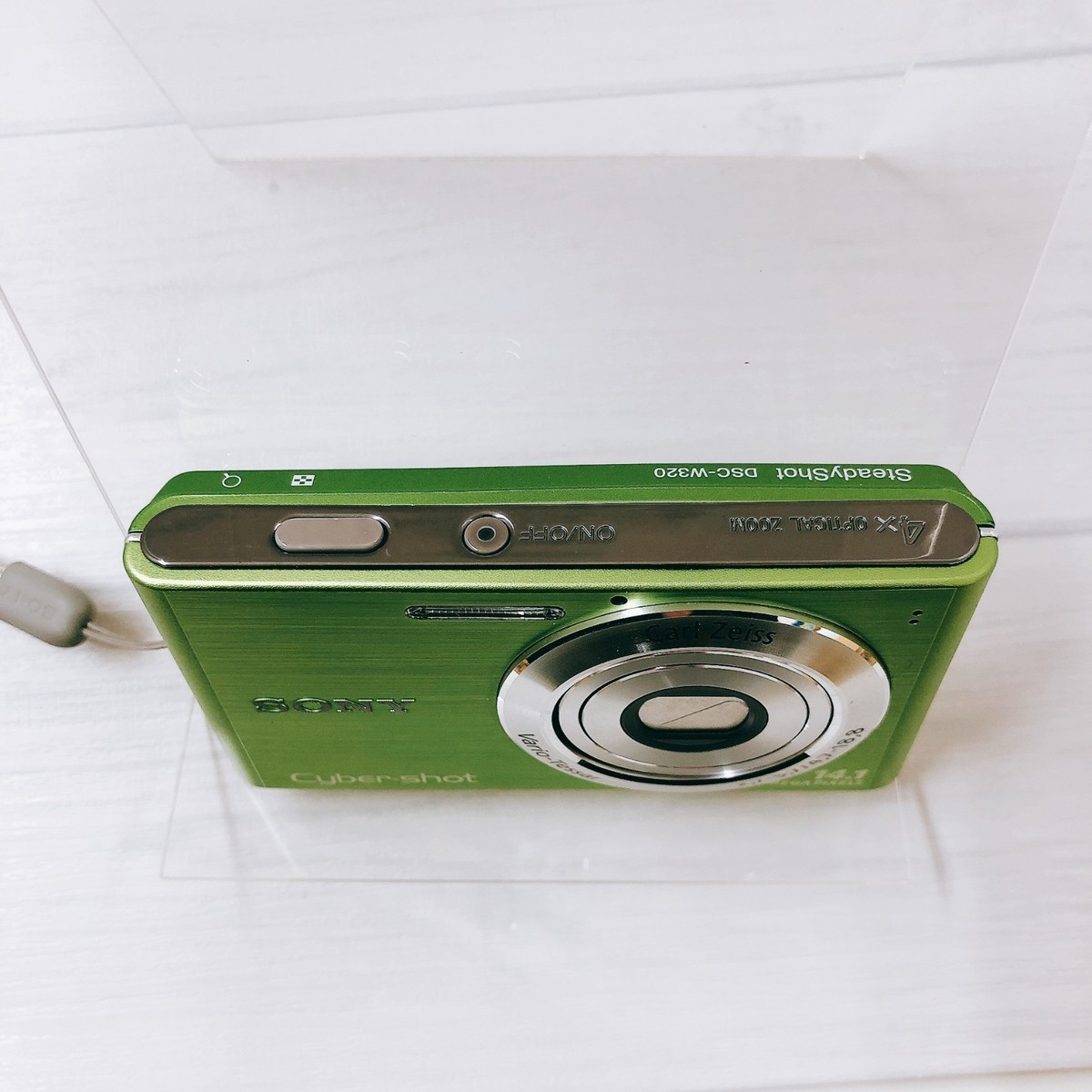 Sony Cyber Shot DSC-W320 Green Digital Camera 14.1MP 4x Zoom Japan