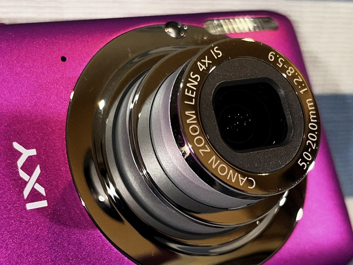 Canon IXY 210F Pink 12MP 4x F2.8, 3.0inch, Digital Camera