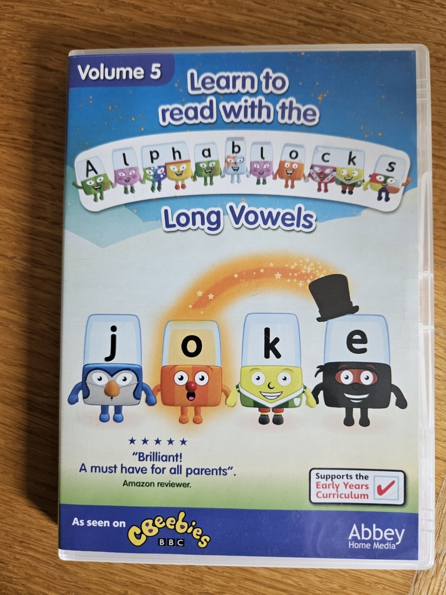 ALPHABLOCKS VOLUME 5 LONG VOWELS DVD KIDS CBEEBIES | eBay