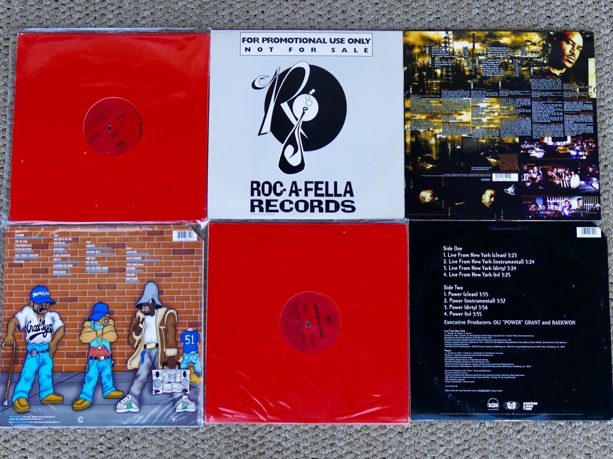 27 hip-hop rap R&B vinyl singles LPs collection lot - 90s 2000s