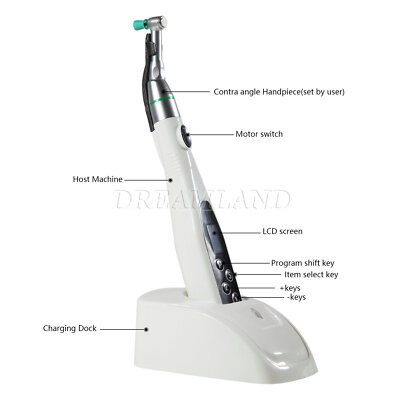 Dental 4:1 Cordless Electric Hygiene Prophy Handpiece Electric LED